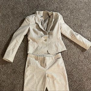 Cream women’s suit